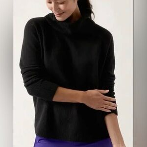 Athleta Black Turtleneck Sweater
